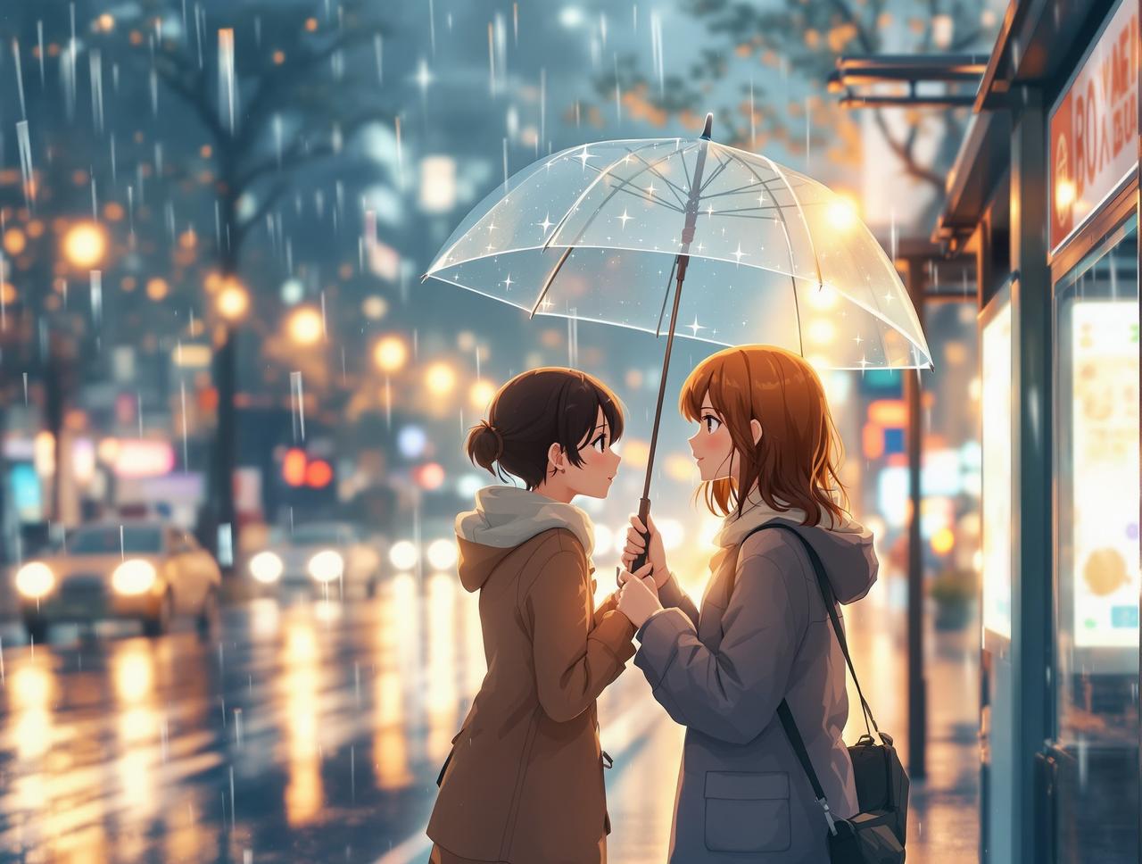 雨天的约定 - 漫剧大师都市情感题材短剧封面